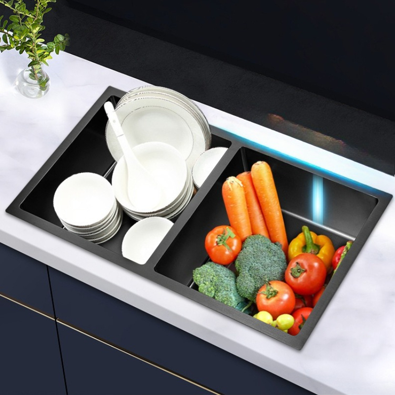 Home Improvement Kitchen Set - 스테인레스 스틸 주방 싱크대 나노 블랙