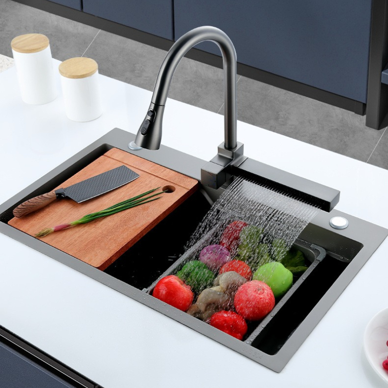 Home Improvement Kitchen Set - 스테인레스 스틸 주방 싱크대 건 그레이
