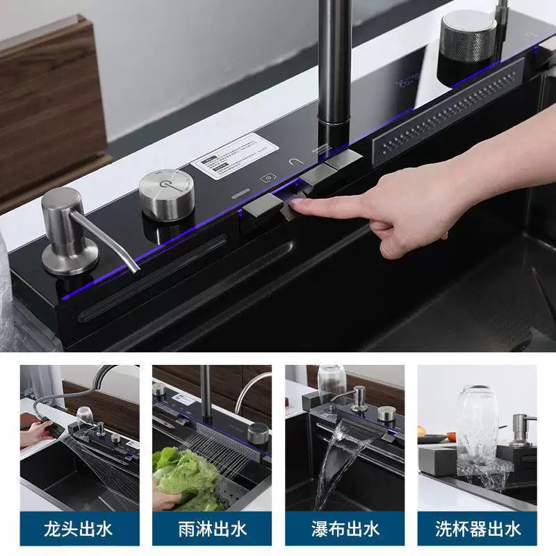 두꺼운 주방 싱크대 스테인레스 스틸 다기능 주방 싱크대 - Home Improvement Kitchen Set 리뷰 및 가격
