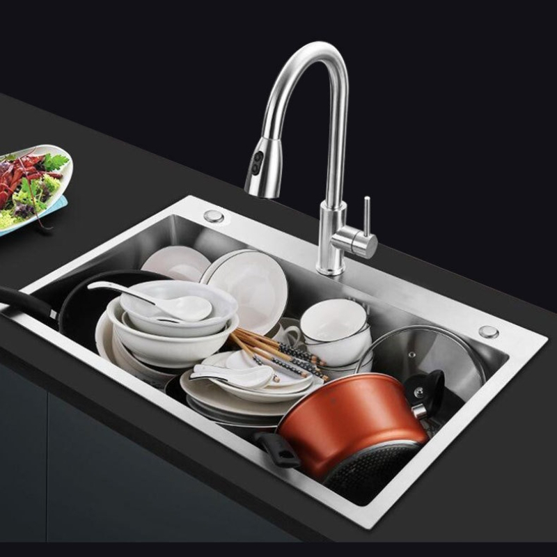 스테인레스 스틸 주방 싱크대 3홀 브러시드 주방 싱크대 - Home Improvement Kitchen Set 리뷰 및 가격
