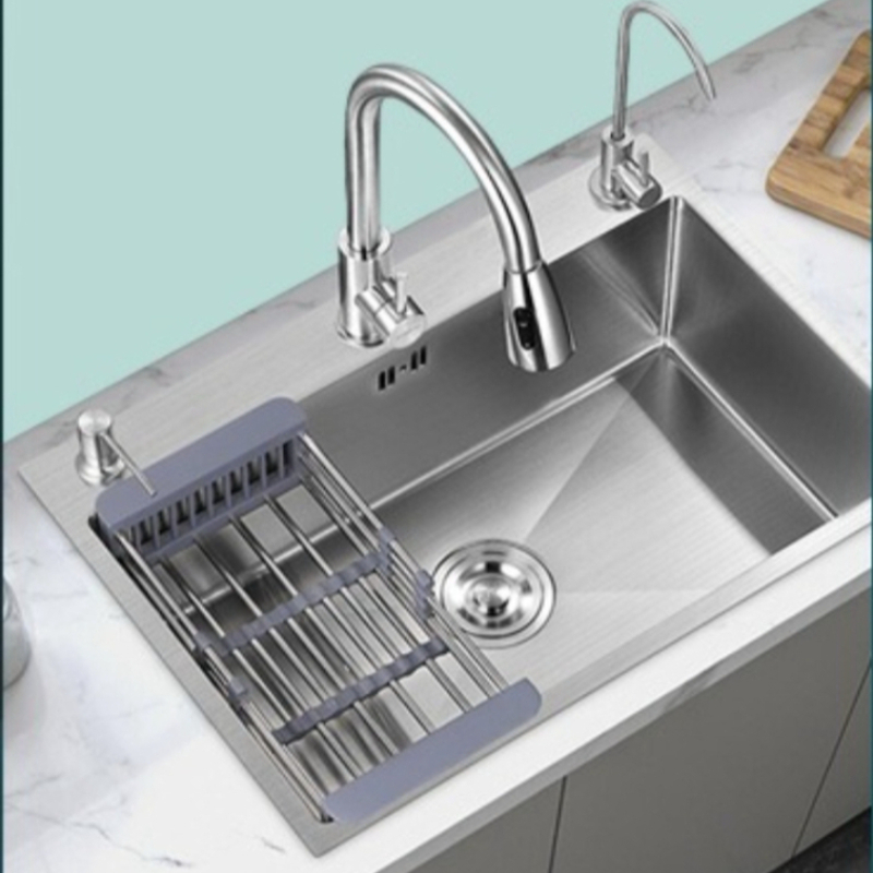 스테인레스 스틸 주방 싱크대 3홀 브러시드 주방 싱크대 - Home Improvement Kitchen Set 리뷰 및 가격