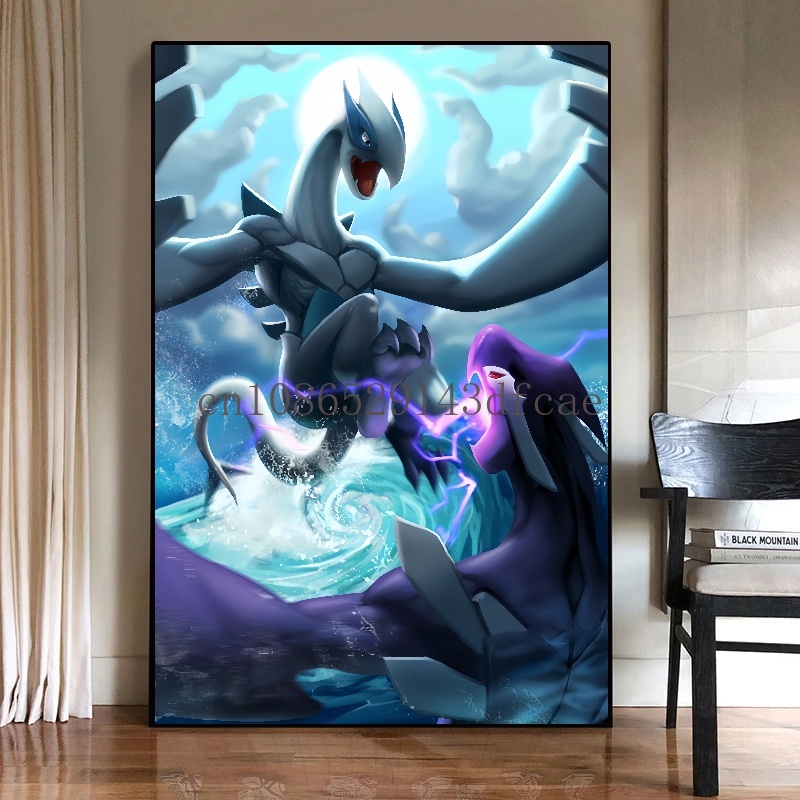 일본 애니메이션 주변 포켓몬 Lugia 포스터 장식 그 - Home Improvement Furniture 리뷰 및 가격