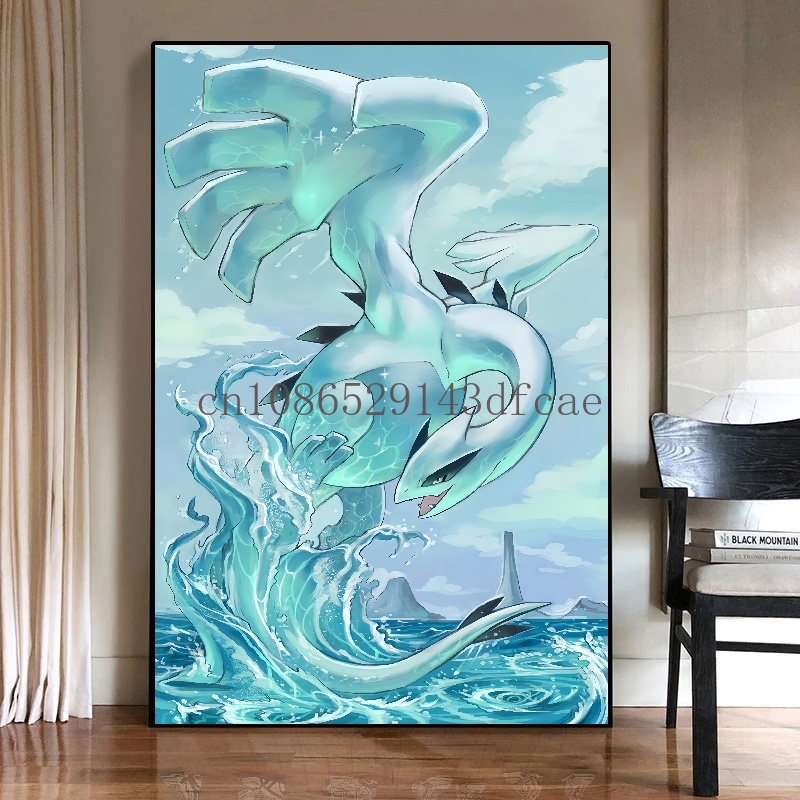 일본 애니메이션 주변 포켓몬 Lugia 포스터 장식 그 - Home Improvement Furniture 리뷰 및 가격