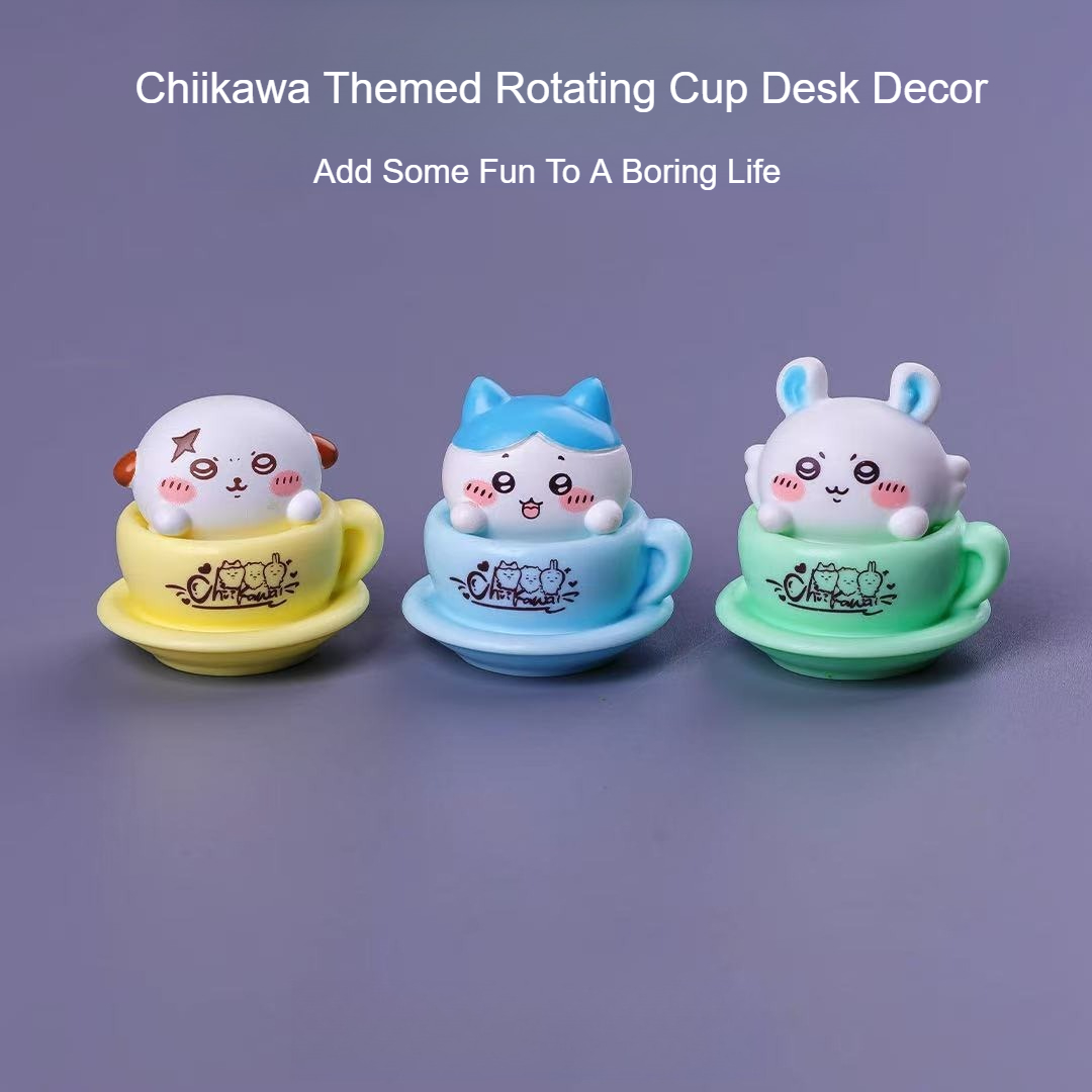치이카와 회전컵 피규어 귀여운 애니메이션 미니 데스크  - Home Improvement Furniture 리뷰 및 가격