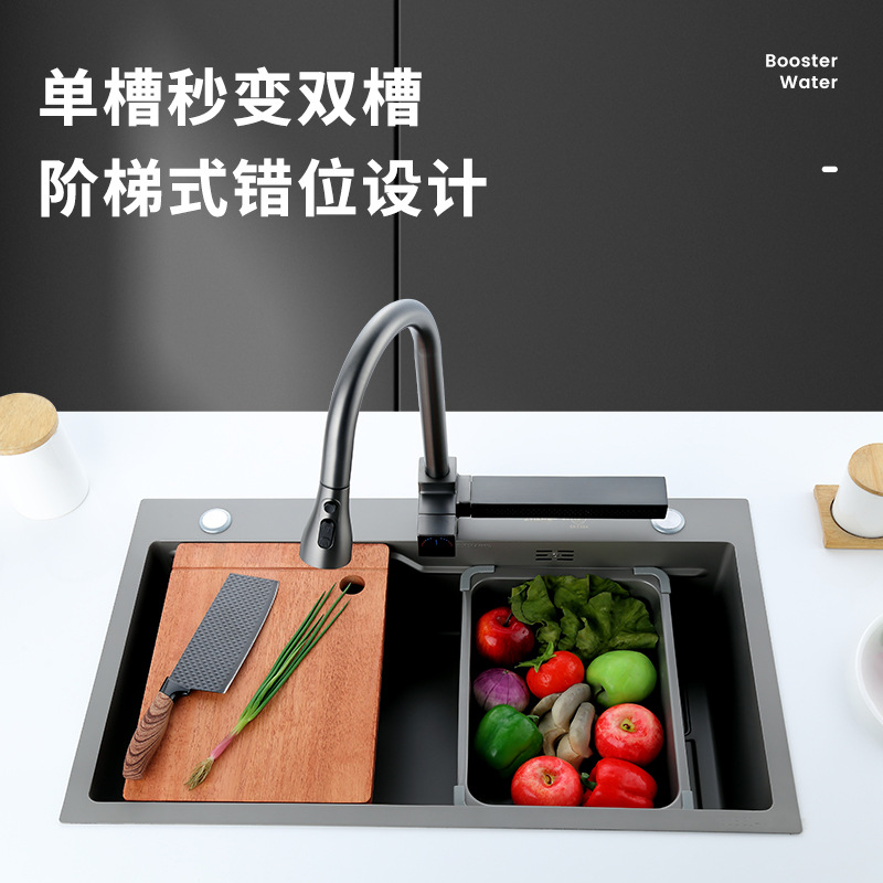 스테인레스 스틸 주방 싱크대 건 그레이 일체형 세트 고 - Home Improvement Kitchen Set 리뷰 및 가격